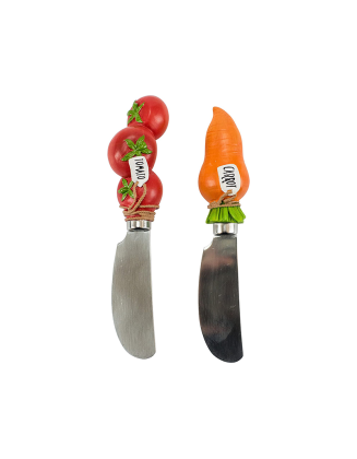 Carrot and Tomato Cheese Spreader Set