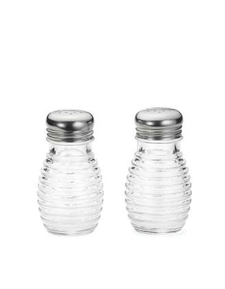Beehive Glass Salt & Pepper Shakers 1piece