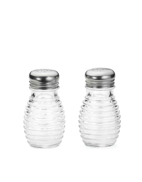 Beehive Glass Salt & Pepper Shakers 1piece